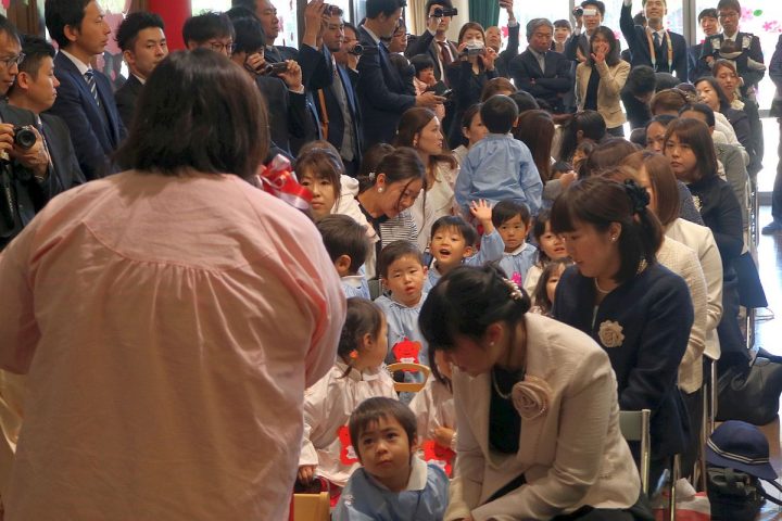 新入園児呼名 お返事できたよ